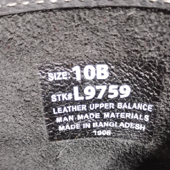 Justin Boots Black Leather Moto Boots Worn Once Sz.10B (XX-53) - Picture 2 of 12